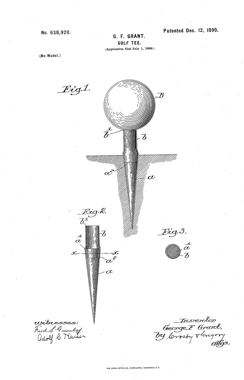 Patent Application Golf Tee